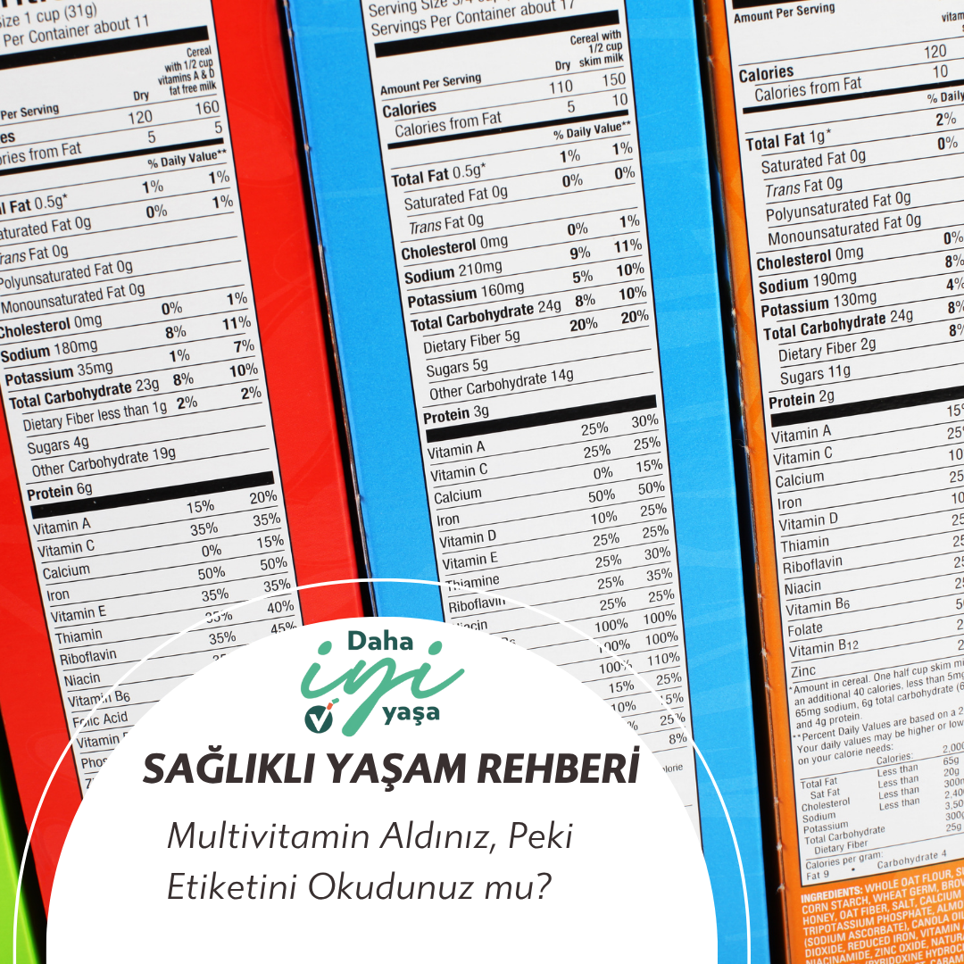 Multivitamin Aldınız, Peki Etiketini Okudunuz mu?