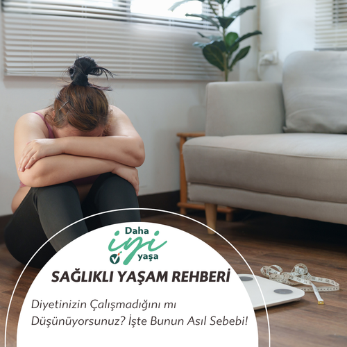 Diyet yaparken mutsuz olan kadın